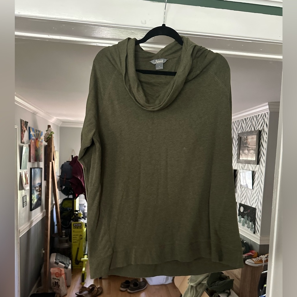 Cowl neck shirt